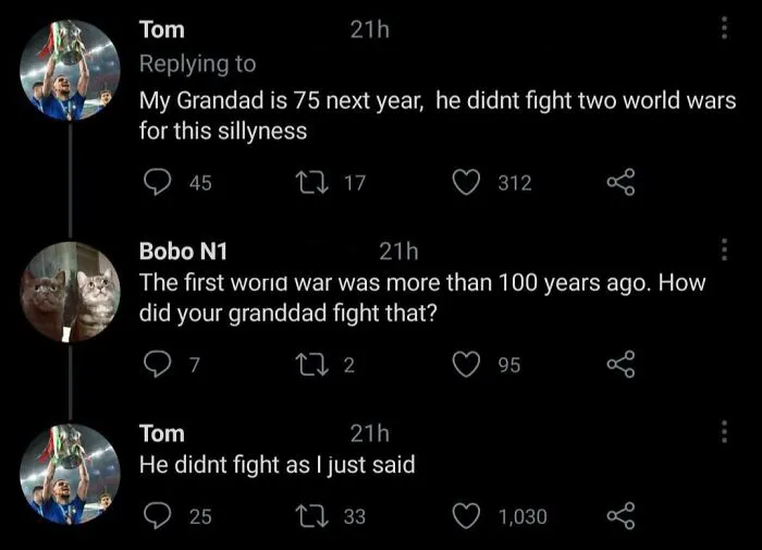 He Didn't Fight
