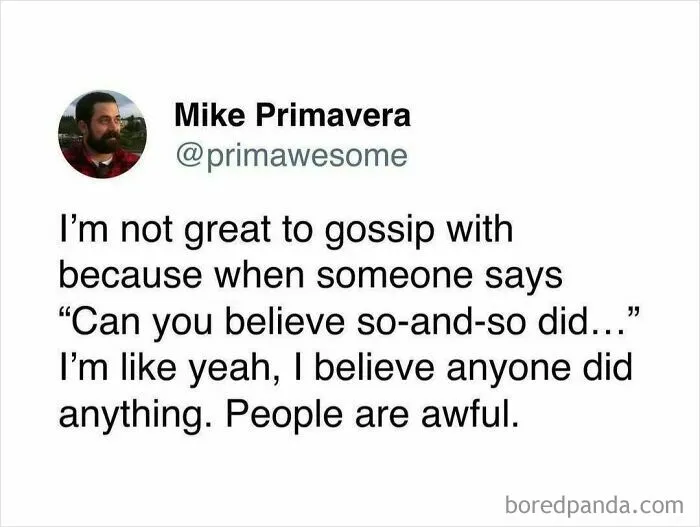 “People Are Awful”: 50 Hilarious Tweets Posted By A Writer With Impeccable Humor