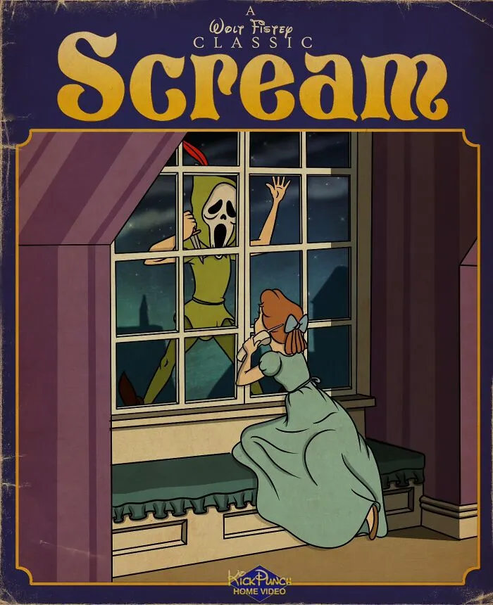 What If Your Favorite Cartoons Were Horror Movies? This Artist Has The Answer (50 New Pics)