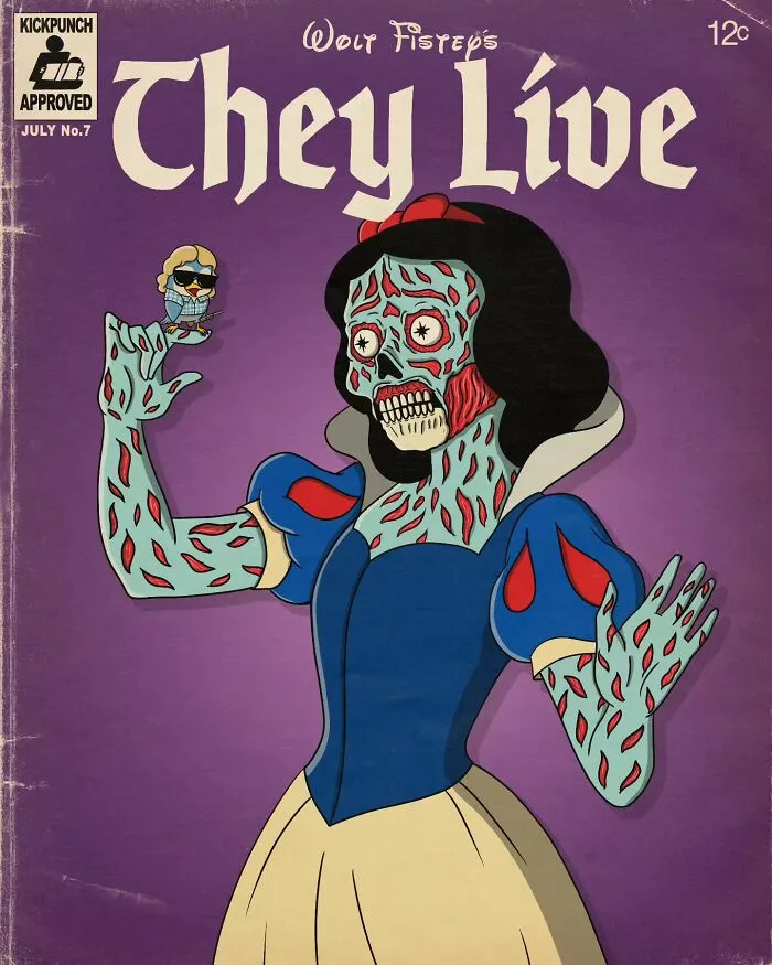 What If Your Favorite Cartoons Were Horror Movies? This Artist Has The Answer (50 New Pics)