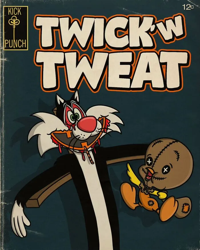 What If Your Favorite Cartoons Were Horror Movies? This Artist Has The Answer (50 New Pics)