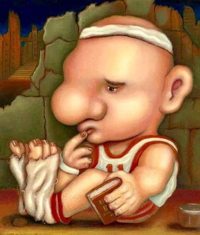 25 Playful, Surreal Paintings That Transform Famous Faces Into Fun Characters By JC Bravo