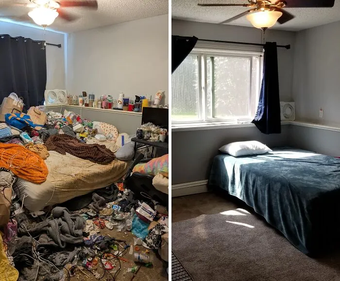 Inspiration & Transformation. Helped A Friend Manage Her Depression Room. I Am Immensely Proud Of Her And I Wanted To Share