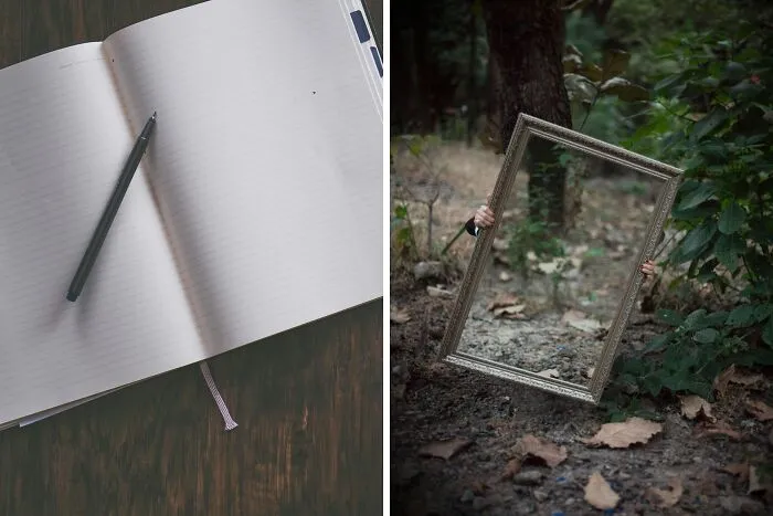 Would you rather keep a journal that writes back or keep a mirror that shows what’s happening in another room?
