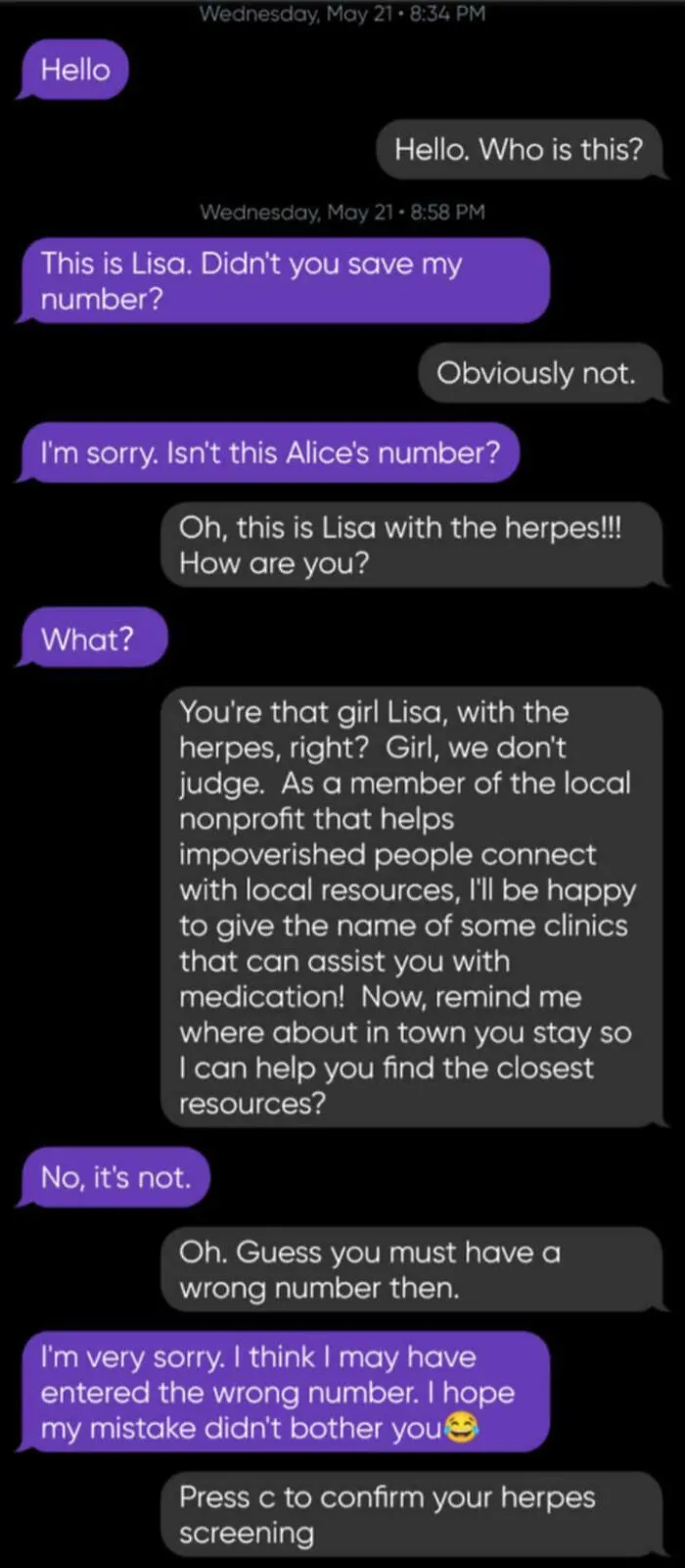 Lisa Didn't Want Help After All