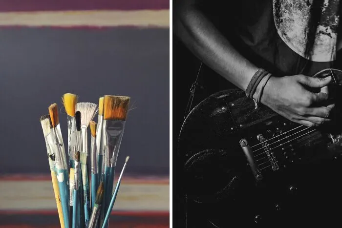 Be a world-famous artist or a world-famous musician?