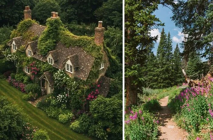 “Dream Cottages And Gardens”: 50 Idyllic Photos That Might Make You Want To Abandon City Life