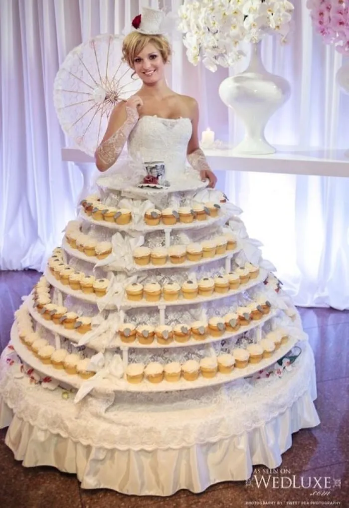 Vestido con cupcakes