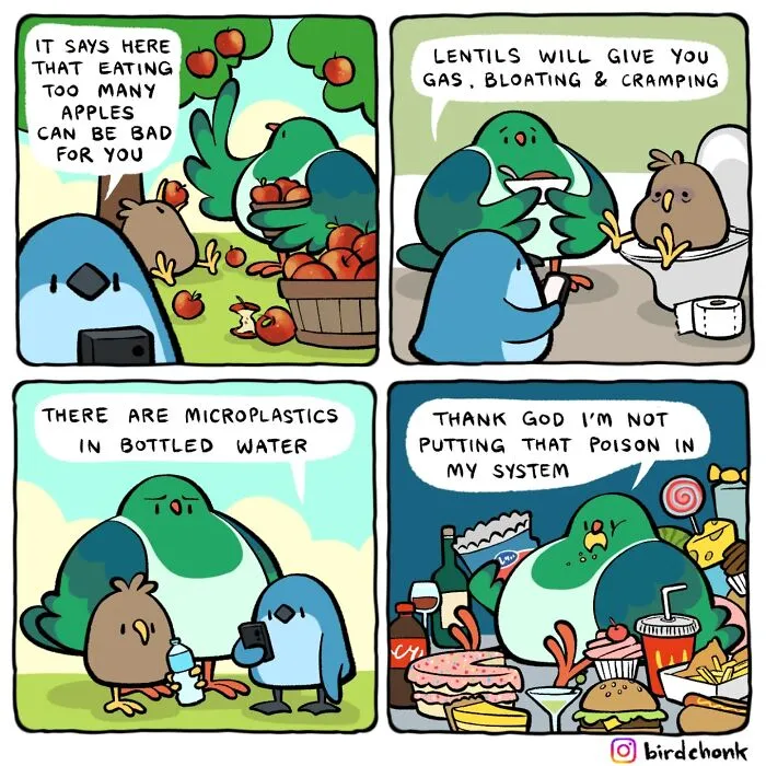 20 New Bird Comics That Find Humor And Absurdity In Little Daily Things, By This Artist