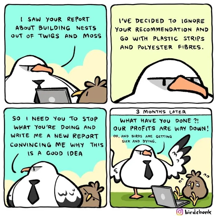 20 New Bird Comics That Find Humor And Absurdity In Little Daily Things, By This Artist