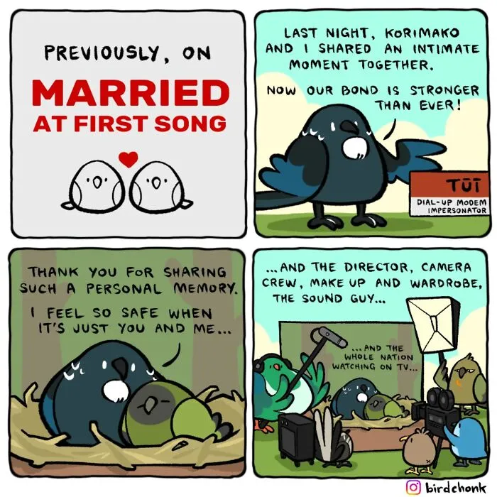 20 New Bird Comics That Find Humor And Absurdity In Little Daily Things, By This Artist