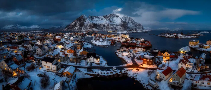 Open Built Environment/Architecture: "Svolvær By Night" By Yuan Li, China