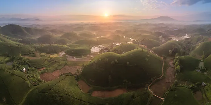 Amateur Nature/Landscape: "Tea Hills" By Florian Kriechbaumer, United Arab Emirates