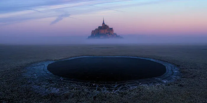 Amateur Nature/Landscape: "St Michel And The Hole" By Juan Pablo Dentone, Spain