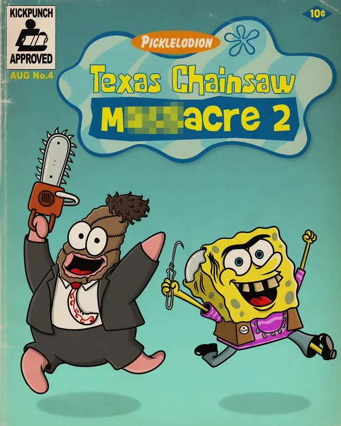 What If Your Favorite Cartoons Were Horror Movies? This Artist Has The Answer (50 New Pics)