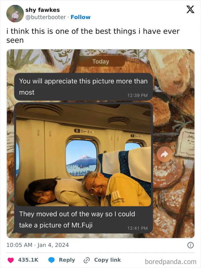 Couple Moves Out Of The Way For A Photo