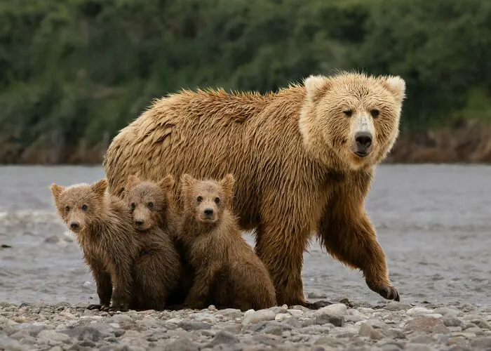 Gold In Wildlife Category (Non-Professional): "Family Photo" By Chao Feng