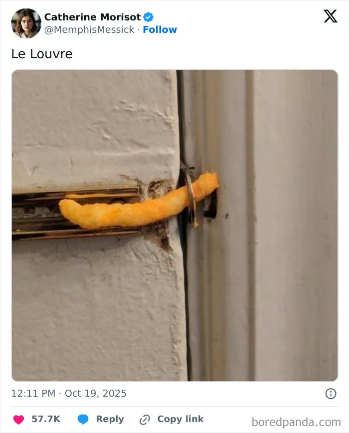 Door Is Protected By Flamin' Hot Security