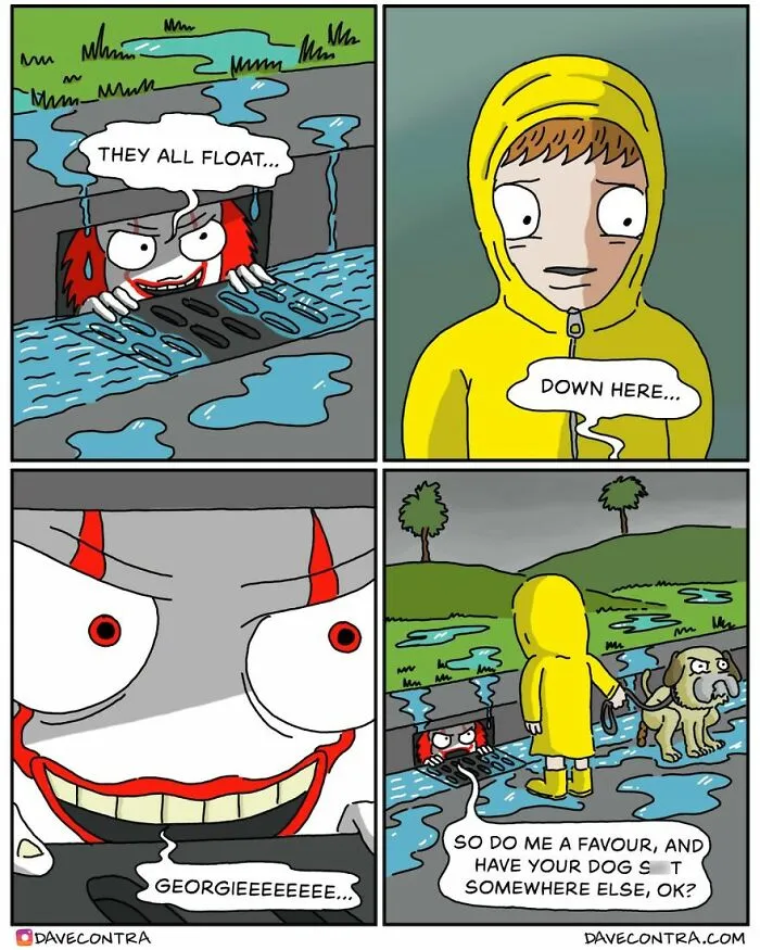 45 Best Twisted Comics By Dave Contra That Fans Of Dark Humor Might Love