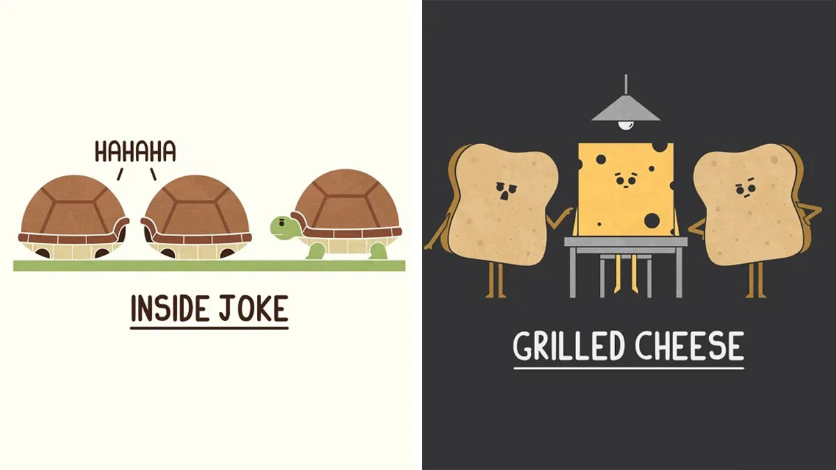 A Whimsical World Of Words: Teo Zirinis' 20 New Pun Illustrations And Their Silly Opposites