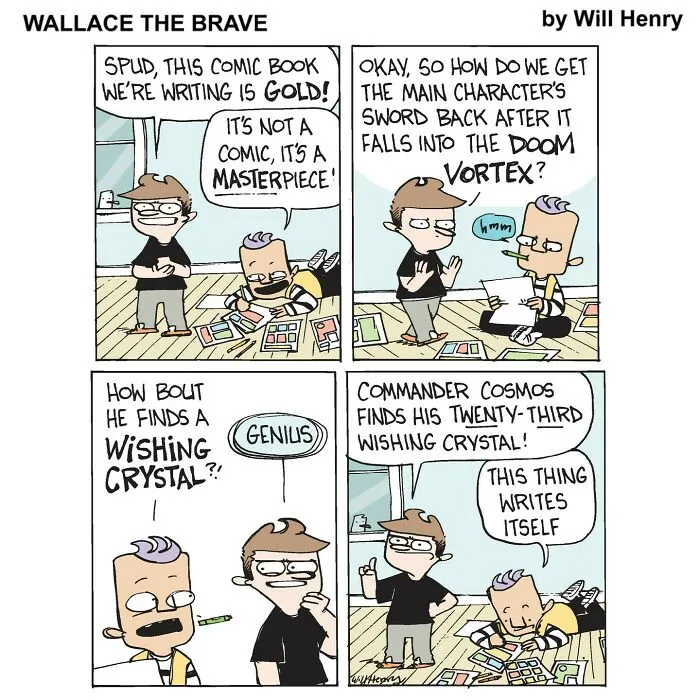 35 New And Funny ‘Wallace the Brave’ Comics This Artist Created To Brighten Your Day