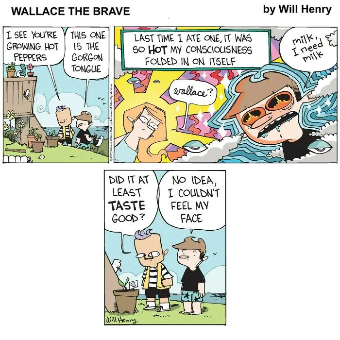 35 New And Funny ‘Wallace the Brave’ Comics This Artist Created To Brighten Your Day