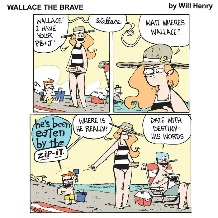 35 New And Funny ‘Wallace the Brave’ Comics This Artist Created To Brighten Your Day