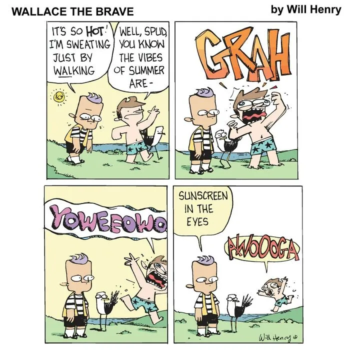 35 New And Funny ‘Wallace the Brave’ Comics This Artist Created To Brighten Your Day