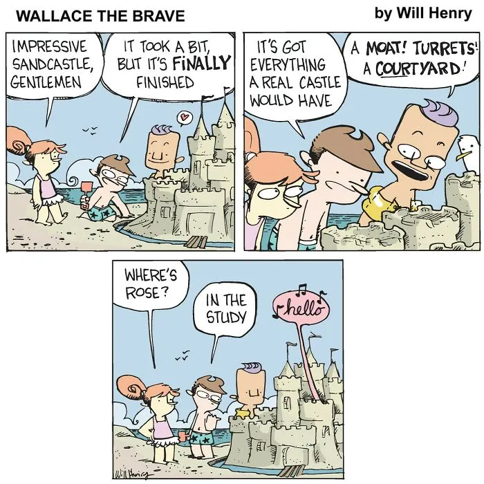 35 New And Funny ‘Wallace the Brave’ Comics This Artist Created To Brighten Your Day