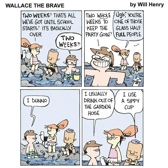 35 New And Funny ‘Wallace the Brave’ Comics This Artist Created To Brighten Your Day