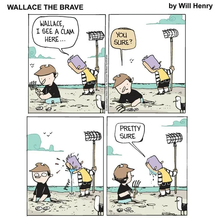 35 New And Funny ‘Wallace the Brave’ Comics This Artist Created To Brighten Your Day