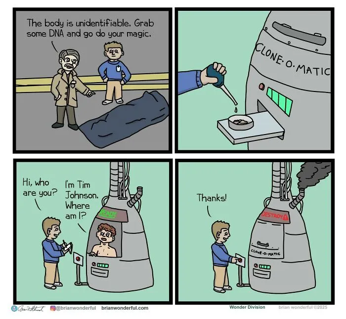 Dark Humor And Random Laughs: 45 New Comics By Brian Wonderful