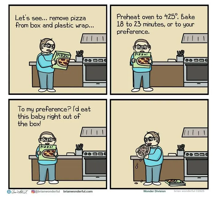 Dark Humor And Random Laughs: 45 New Comics By Brian Wonderful