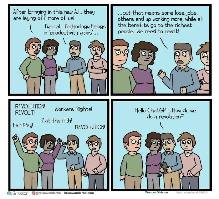Dark Humor And Random Laughs: 45 New Comics By Brian Wonderful