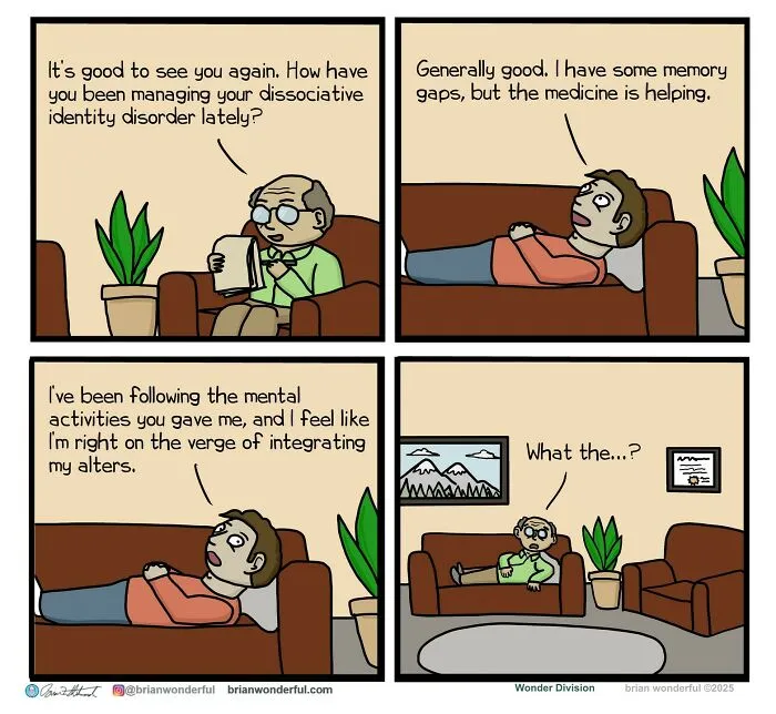 Dark Humor And Random Laughs: 45 New Comics By Brian Wonderful