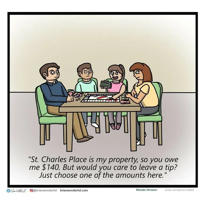 Dark Humor And Random Laughs: 45 New Comics By Brian Wonderful