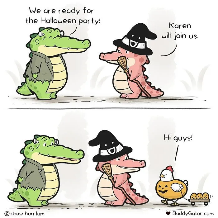 50 Wholesome Comics About An Alligator And His Friends By This Artist (New Pics)