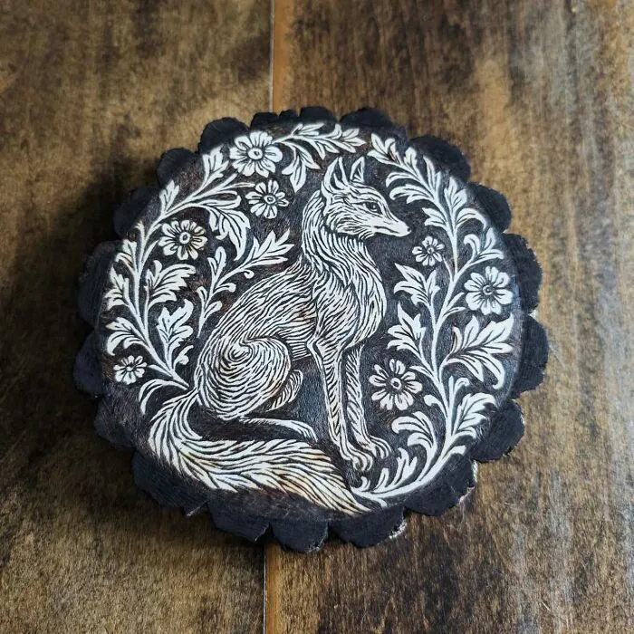 Canadian Artist Kat Slota Uses Fire To Create Stunning Wood-Burned Artworks (44 Pics)
