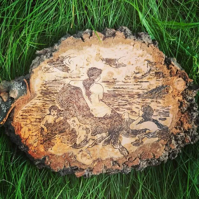 Canadian Artist Kat Slota Uses Fire To Create Stunning Wood-Burned Artworks (44 Pics)