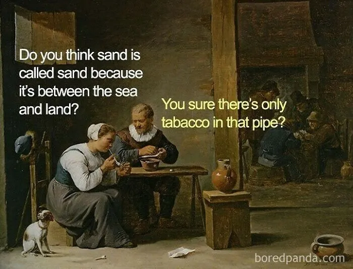 50 Times People Added Modern Captions To Old Paintings And Created Comedy Gold