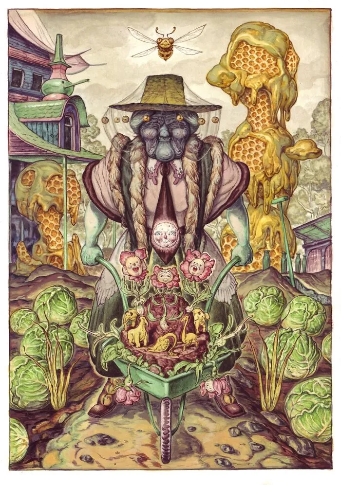 This Illustrator Builds Hauntingly Beautiful Worlds Where Science Meets Imagination (33 Pics)