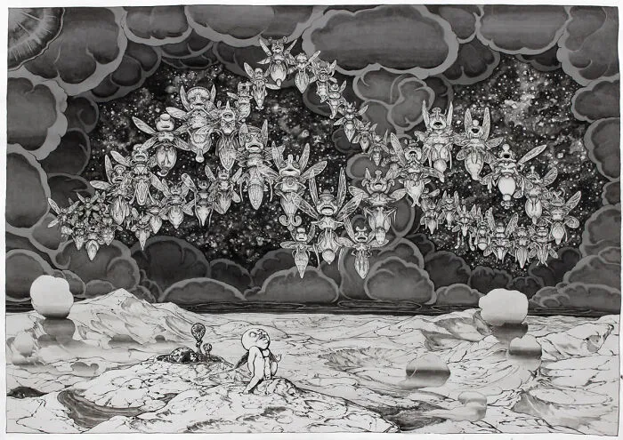 This Illustrator Builds Hauntingly Beautiful Worlds Where Science Meets Imagination (33 Pics)