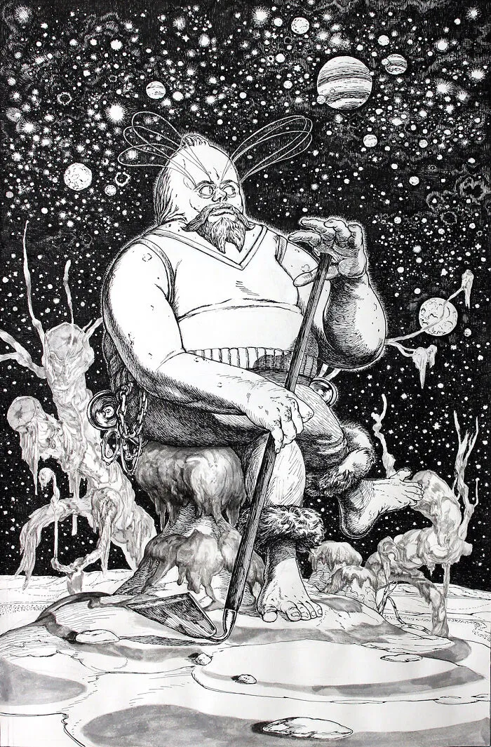 This Illustrator Builds Hauntingly Beautiful Worlds Where Science Meets Imagination (33 Pics)