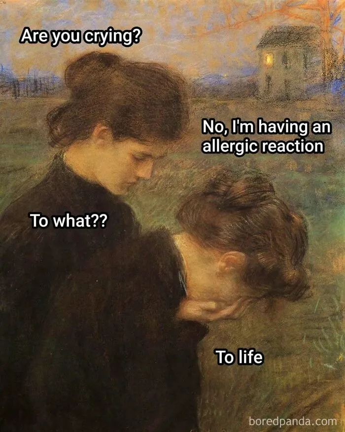 50 Times People Added Modern Captions To Old Paintings And Created Comedy Gold