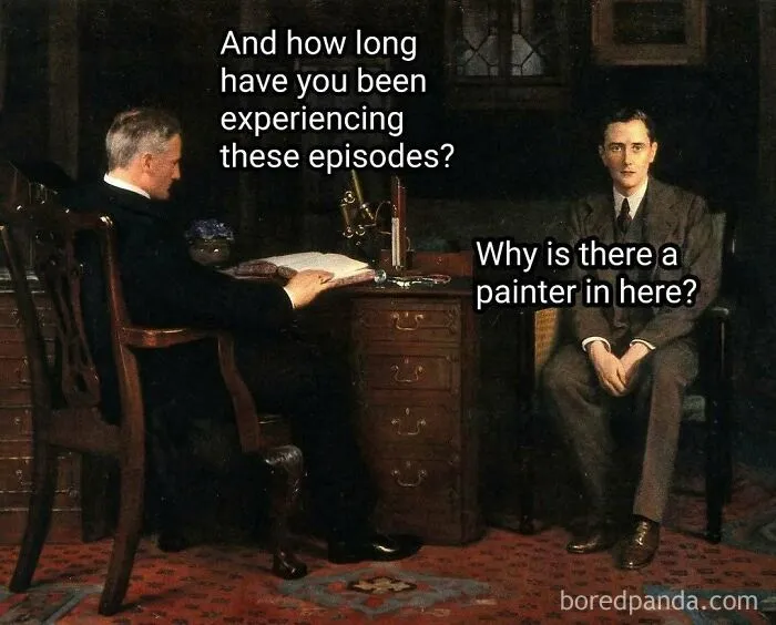 50 Times People Added Modern Captions To Old Paintings And Created Comedy Gold