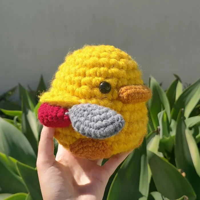 Menacing Duck With Knife
