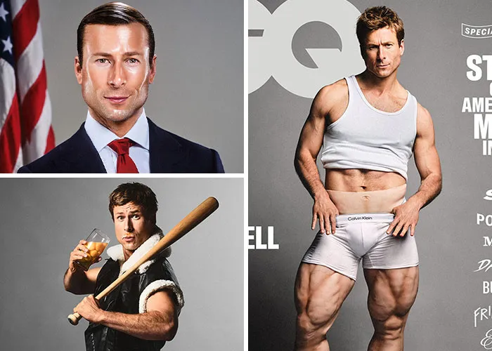 Glenn Powell’s GQ Photoshoot