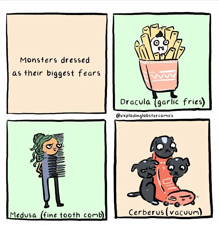 40 "Exploding Lobster" Comics That Might Make Your Halloween Spookier (And Funnier)