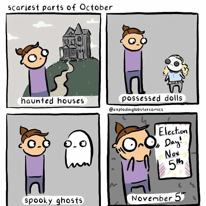 40 "Exploding Lobster" Comics That Might Make Your Halloween Spookier (And Funnier)