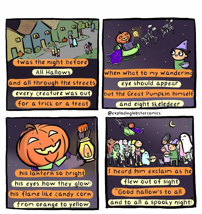 40 "Exploding Lobster" Comics That Might Make Your Halloween Spookier (And Funnier)